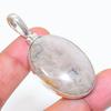 Natural Fossil Coral Gemstone 925 Sterling Silver Jewelry Pendant 2.17" ZS-574