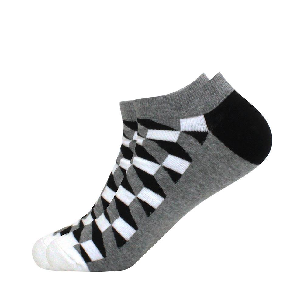 Men's Socks Invisible Short Summer Socks Quality Business Casual spring Color Combed cotton diamond astronaut Boat Socks