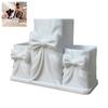 Aesthetic Desk Decor for Girls 3D Printed Makeup Storage Box with Bow Design, Desktop Cosmetic Organizer Elegant Vanity Countertop Table, Three