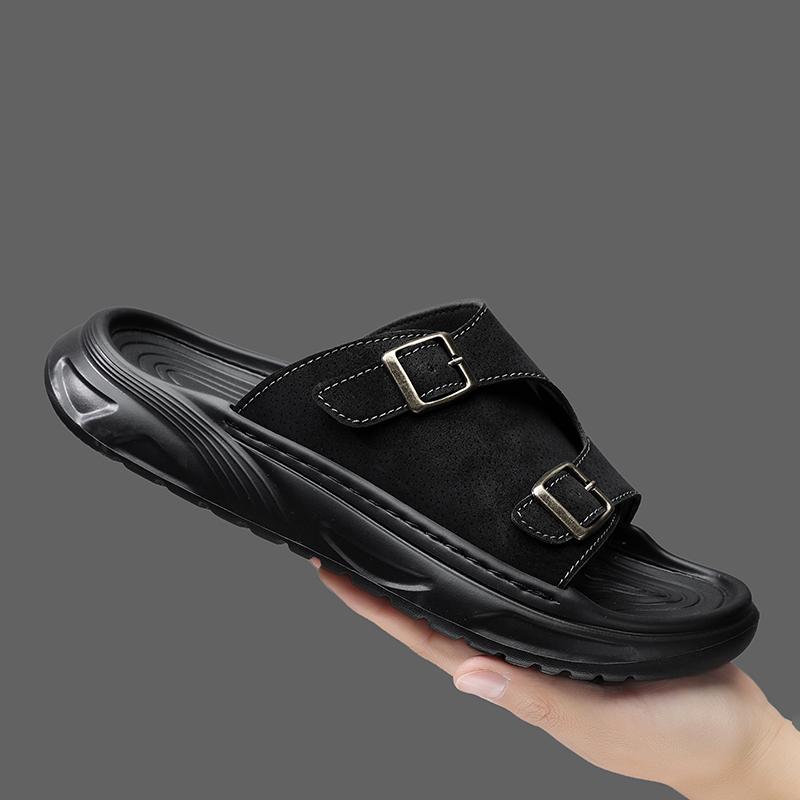 

Men s Slippers for man Slides Casual 2026 Summer Beach Sandals Luxury Designer Non-Slip Lightweight Flip Flops Outdoor Shoes 39