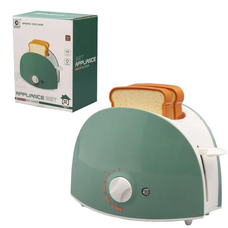 Szerepjáték Konyhai Készülékek Játék Hanggal és Fénnyel Kávéfőző Gép Keverőgép Pirítós Kenyérpirító Turmixgép Gyerek Konyhai Játékkészlet Ajándékok