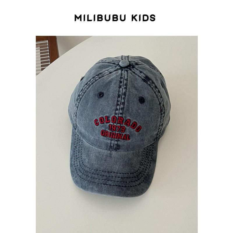 Retro Colorado Letter Embroidery Baseball Caps Spring Summer Cotton Adjustable Casual Hat Hip Hop Streetwear Sun Hats For Baby