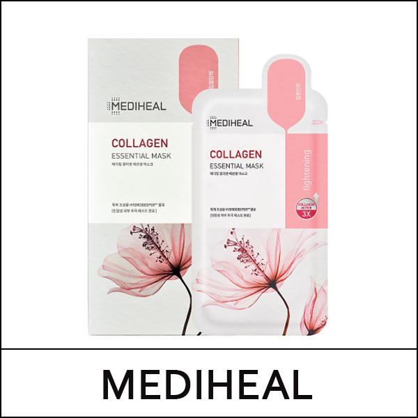 [MEDIHEAL] (bo1) Collagen Essential Mask 24ml * 10ea / No Box(Case) / Safe Box