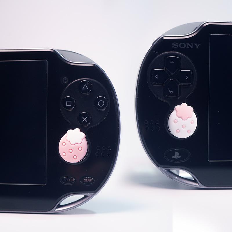 Strawberry Joystick Cap Thumb Grip Cover for PSVita PSV1000/2000 Analog Stick Protector Accessory