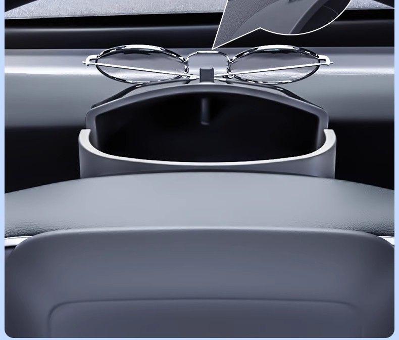 Verbessertes Brillenetui & Sonnenbrillenclip für Tesla Model 3 Innenzubehör.