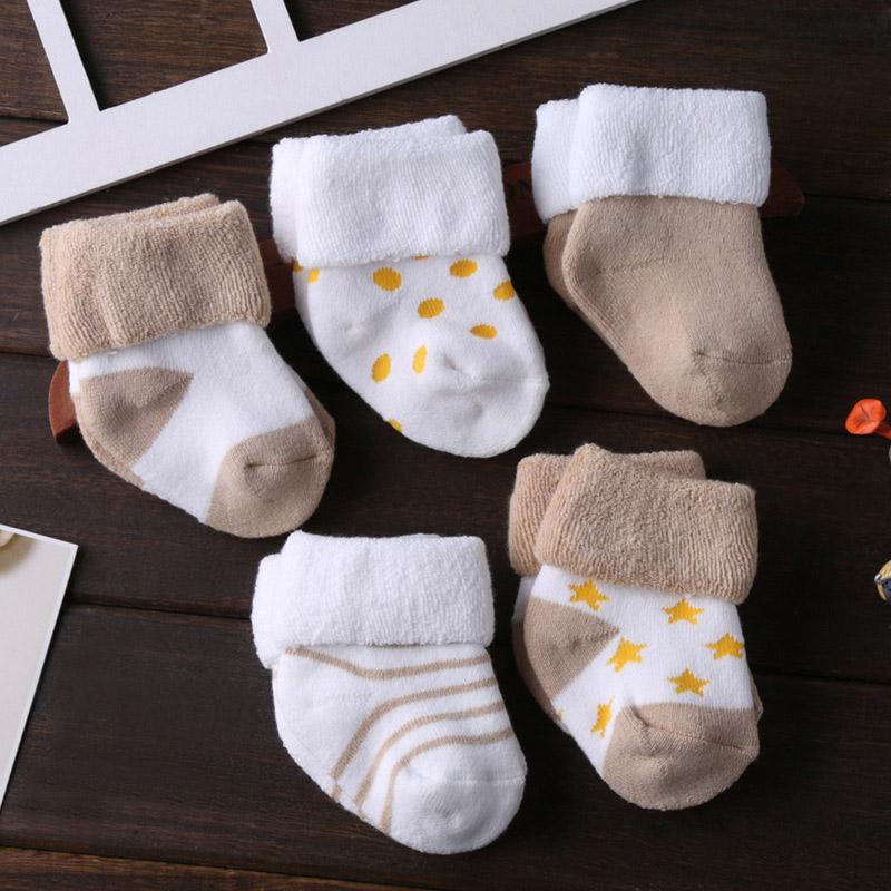 5 Stk./Los Säugling Babysocken Sommer Babysocken für Mädchen Baumwolle Neugeborener Junge Kleinkind Socken Babykleidung Zubehör