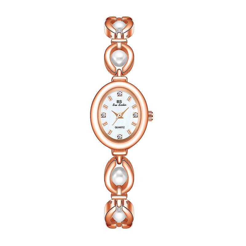 Damenuhr Marke Japanischer Stil Leichter Luxus Einfaches Perlenarmband Schmuck Wasserdicht Damen Mode Uhr Uhren Geschenk