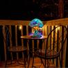 New Painting Glass Mushroom Table Lamp for Bedroom Living Room Home Office Decor