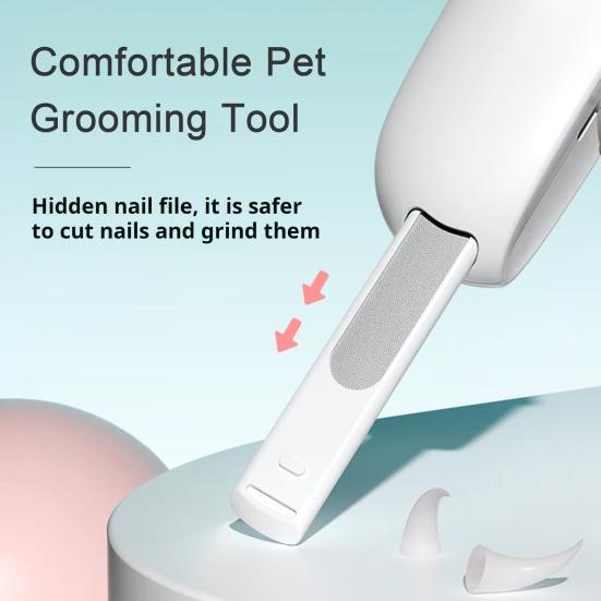 Pet Nail Clippers Adjustable Hole Dog Nail Trimmer with Ergonomic Pet Paw Grooming Tools