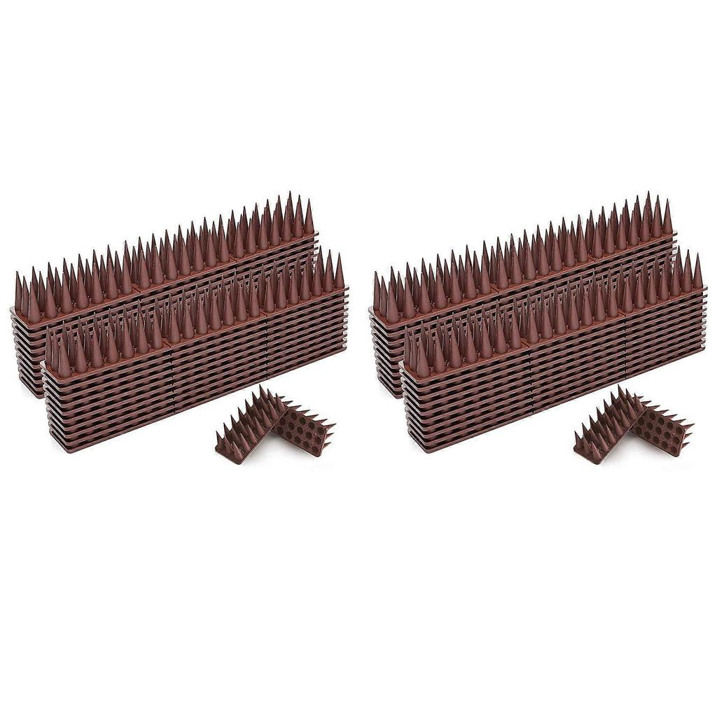 40 PCS Bird Deterrent Spikes Birds Repellent Spikes for Outside To Keep Birds Away,Fence Spikes for Railing and Roof