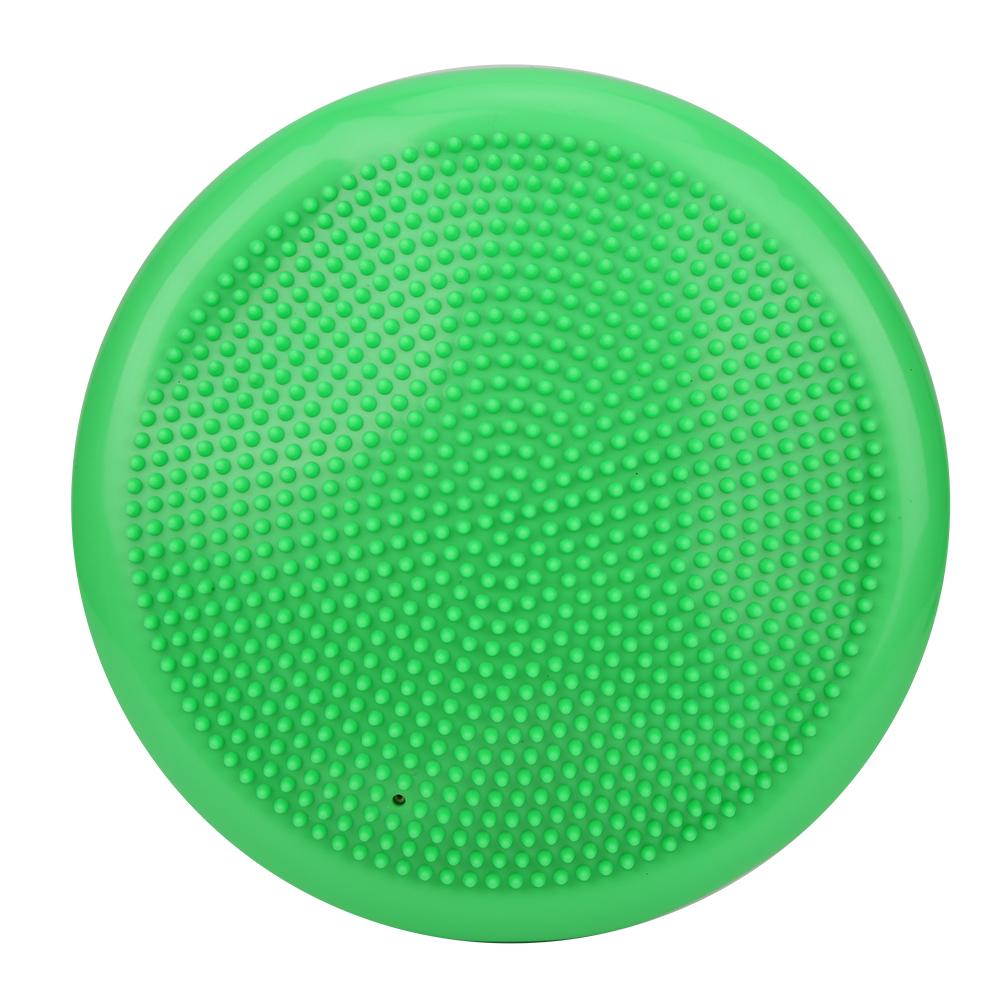 Thickened Yoga Inflatable Cushion Gym Sports Fitness Wobble Massage Balances CushionGreen Diameter