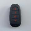 Silicone Car Key Case Cover for Hyundai Santa Fe Sonata Hybrid NEXO Tucson NX4 Solaris New Grand Car Key Chain Shell Accessories