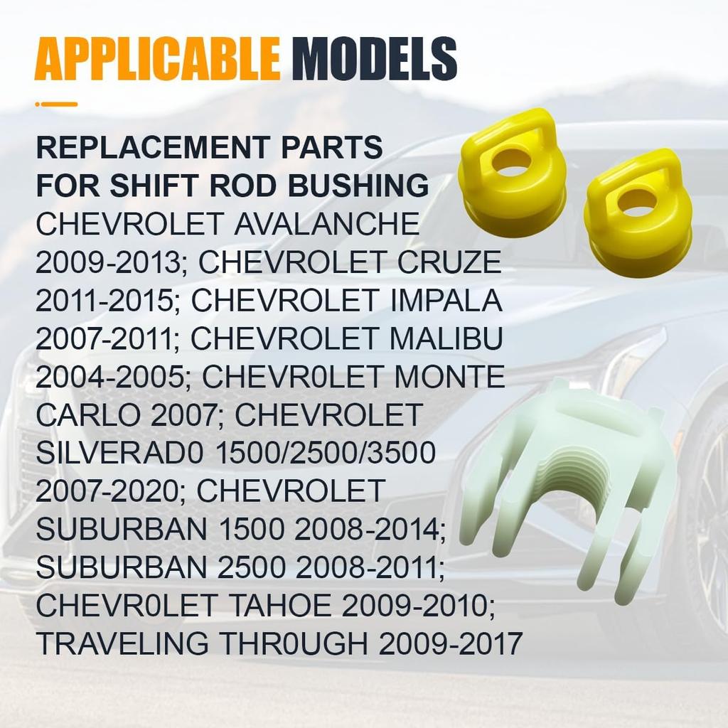 Transmission Shift Cable Bushing Clip - Perfect Fit for Chrysler Cadillac Buick Chevrolet Secure Gear Linkage Accessory