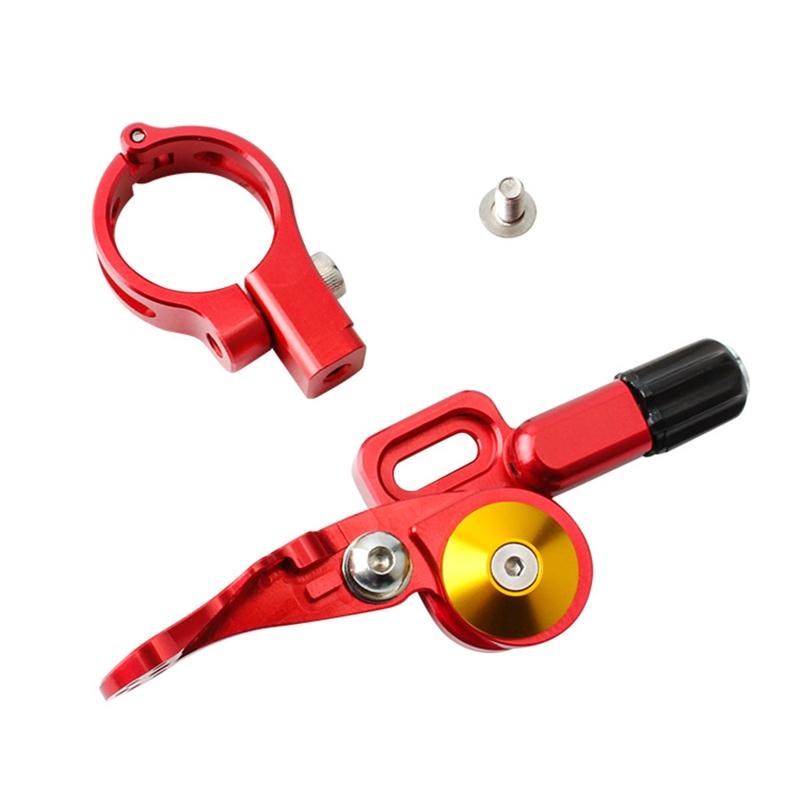 Alloy Dropper Post Lever for Seatpost Adjustment Telescopic Shifter Tightly Fix for Mountain Bicycle 22.2/24mm Handlebar