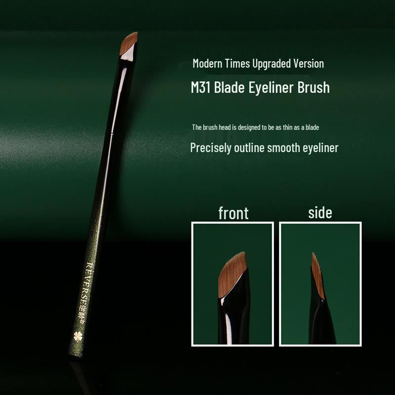 Anti-Aging M31 Eyeliner & Eyebrow Brush - Soft Fiber Bristles for Beginners