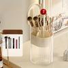 1pc cosmetic brush storage tube, press dustproof, high-grade eyebrow pencil shelf, automatic lifting brush barrel.
