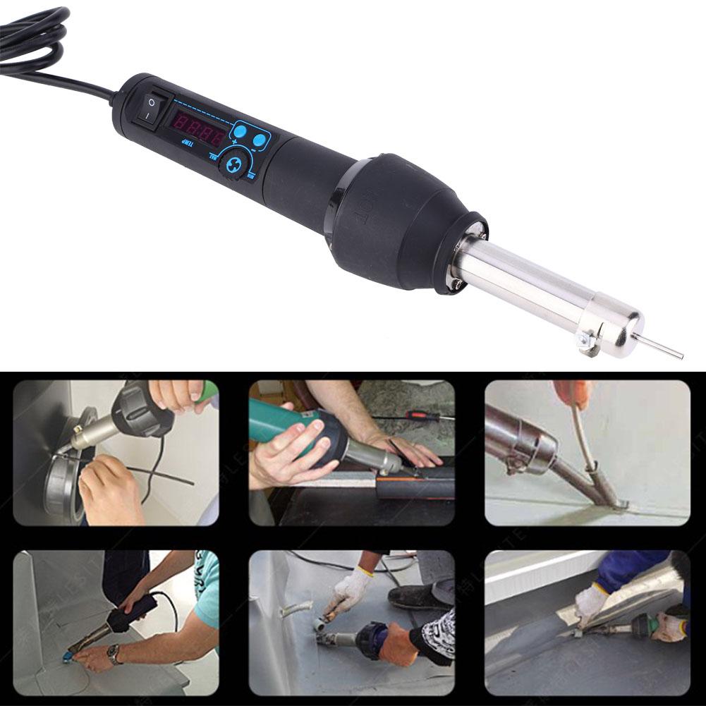 Digital Display Hot Air Gun Handheld Heat Gun Air Heater Blower with 8 Nozzle and BracketUS 110V