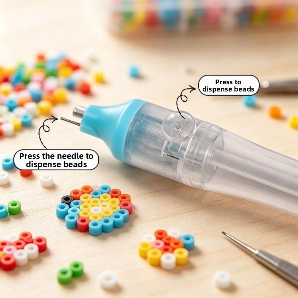 2.6mm Tip Fuse Bead Pen Automatic Press-Type Bead Pen Bead Positioning Pen Beading Project