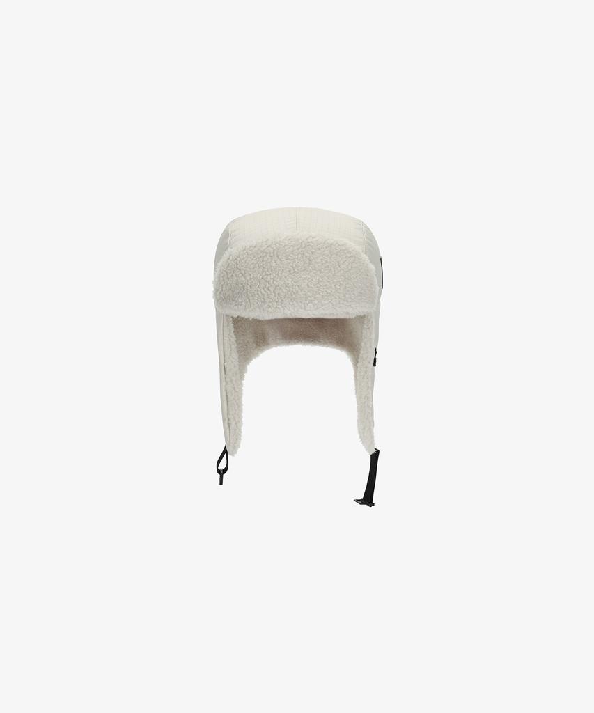 SUPRA Label Point Trapper Hat (Ivory)