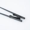 Aoyoshi Willassist Easy Chopsticks, Clip Type, 19cm, Resin, Easy To Hold, Black, Willassist Meal Aid, 2240533