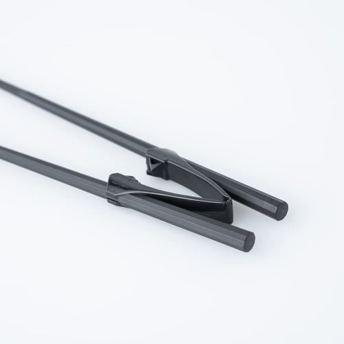Aoyoshi Willassist Easy Chopsticks, Clip Type, 19cm, Resin, Easy To Hold, Black, Willassist Meal Aid, 2240533
