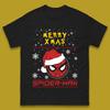 Merry Xmas Spider-Man Mens T-Shirt Womens Tops Tees