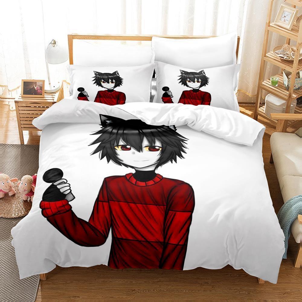 

3d Print Musical Artist Tfmjonny Bedding Set Single Twin Full Queen King Size Bed Set Teenager Bedroom Sheet Set Home Textiles EU single(135x200cm)