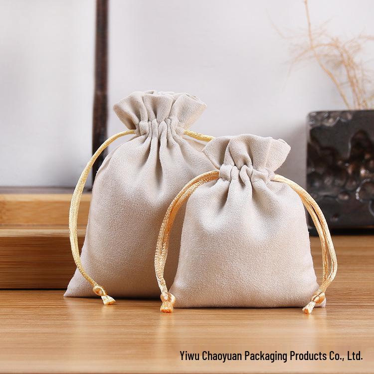 Luxurious Velvet Drawstring Pouch for Jewelry, Earphones, and Power Banks - Available in Small and Large Sizes 8x10 cm