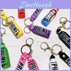 Colorful Silicone Keychain Prime Drink Bottle Key Accessory For Birthdays