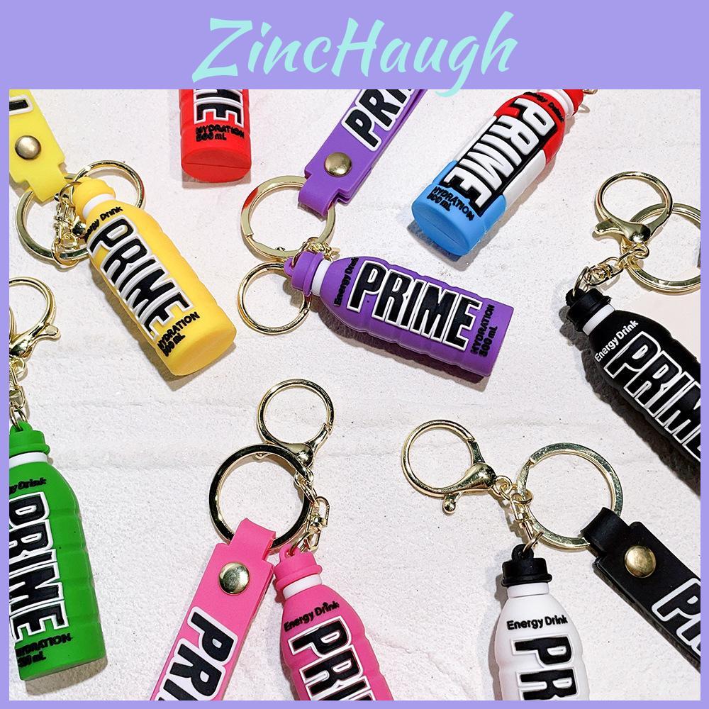 Colorful Silicone Keychain Prime Drink Bottle Key Accessory For Birthdays