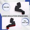 A58X-1 Pair Car Hood ulation Spacer Seal To Cowl Engine Bay For KIA K3 FORTE CERATO 2012-2018 86430-A7000