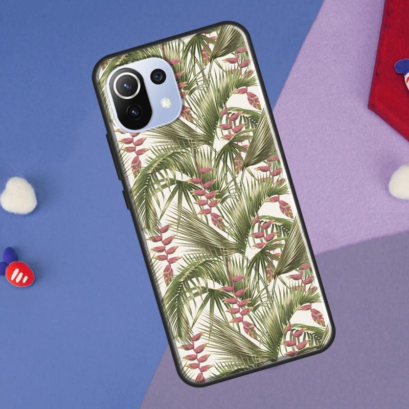 Summer Plant Palm Green Leaf Aloha Cover For Xiaomi 13 14 Ultra 11T 12T 13T 14T Pro POCO X7 Pro X3 X5 F3 F5 F6 M6 X6 Pro Case