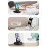 Bluetooth Uyumlu Hoparlörlü Cep Telefonu Standı LED Işıklı Katlanabilir Döndürülebilir Masa Standı TF Kartlı Kablosuz Hoparlör Samsung Tabletler İçin