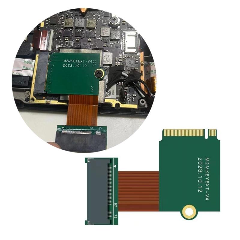 For Steamdeck 2230 To 2280 Hard Disk Transfer Board Modified Extension Cable Upgraded PCIE Adapter