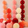 Colorful Honeycomb Ball Paper Lanterns for Bedroom, Wedding, Party, and Background Decoration