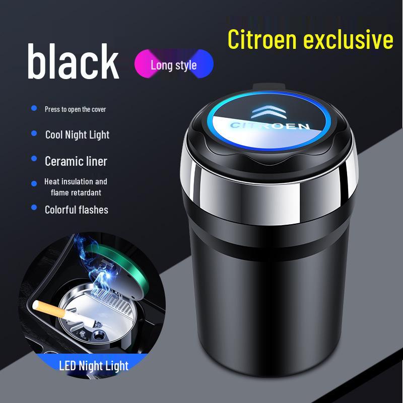 Seven-Color Ambient Light for Citroën Versailles C5/X, C6, and C3-XR Ashtrays