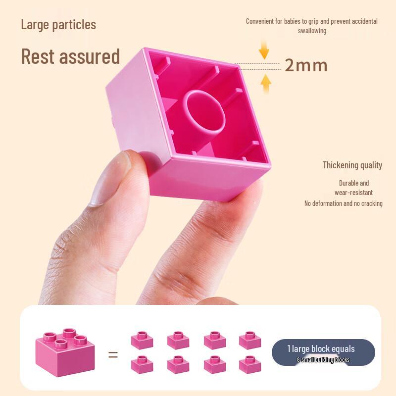 TEMI Disney Princess Castle Building Blocks Set