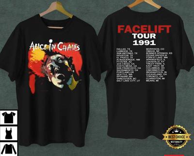 Alice In Chains Facelift 1991 Koncertní turné Tričko Unisex Tričko
