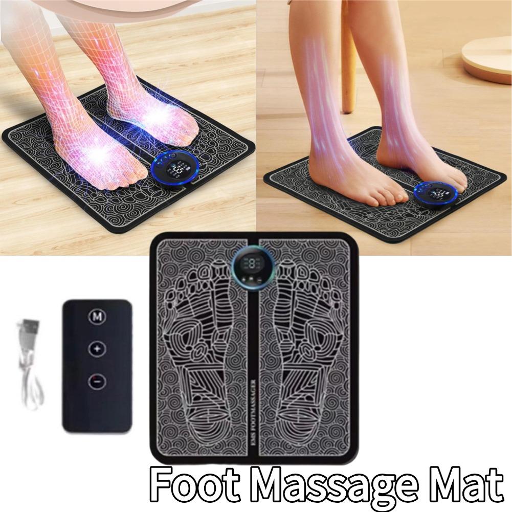 Intelligent Remote Control Relieve Fatigue Massage Pad EMS Pulse Foot Massage Mat Home Use Parental Legs Relax Health Care