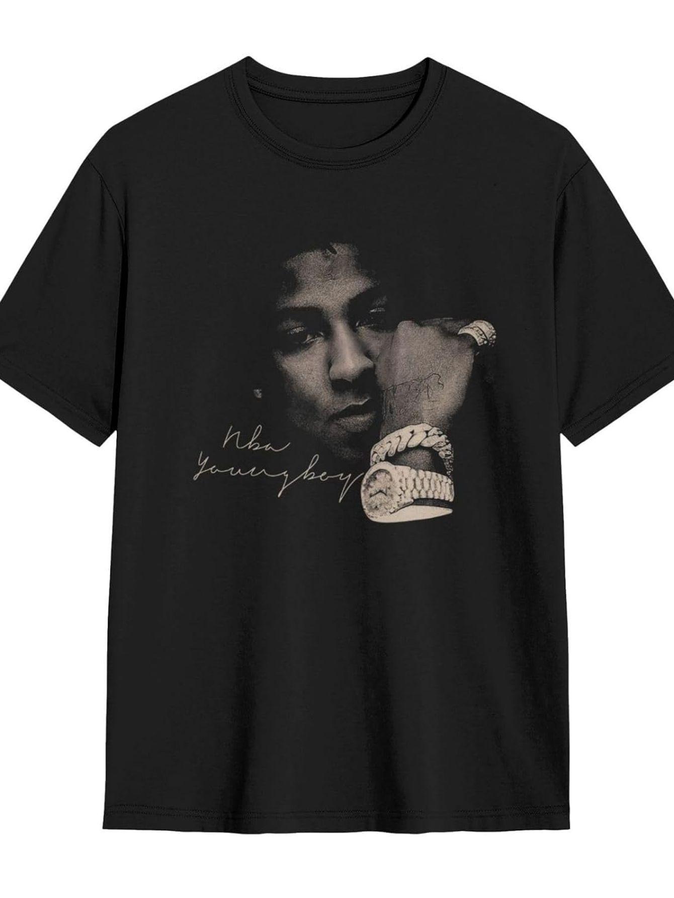 

New Unisex YoungboyS Music T-shirts- Logo and Signature Print Crew Neck T-shirts XXXXL