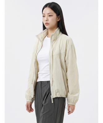 Forever21 String High-Neck Windbreaker Jacket (Ftdbjk001)