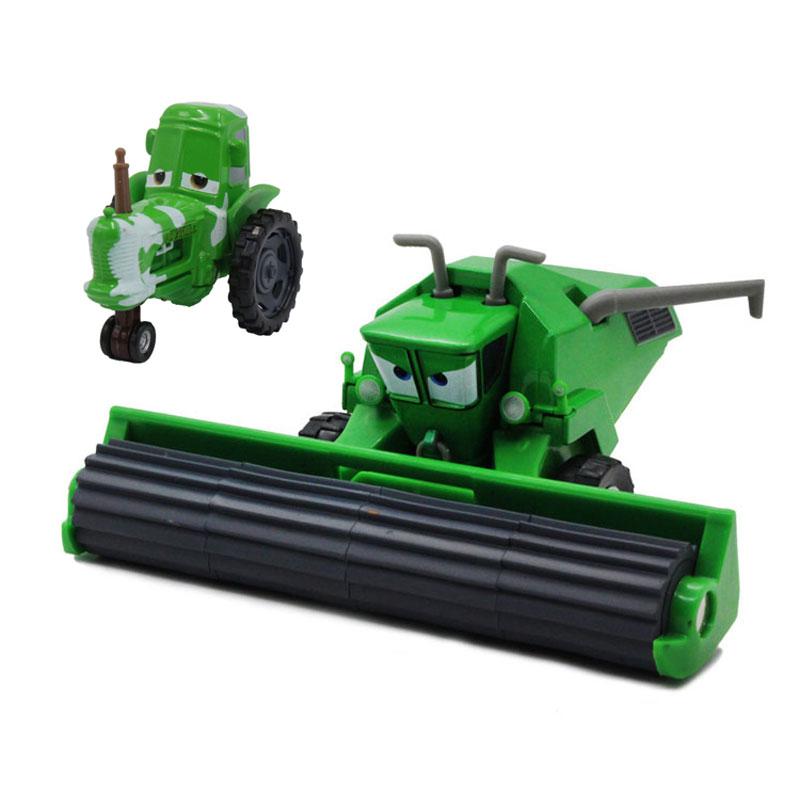 Disney Pixar Cars Frank Green Harvester Cows Tractor Alloy Diecast Model Car Boy Toy