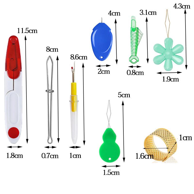 Sewing Machine Needle Threader Plastic Stitch Tool Elderly Quick Automatic Sewing Threader Needle Tool DIY Sewing Accessories