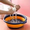 1 Bassin Pliable Portable pour le Lavage, Bassin Léger pour le Camping, les Voyages et les Activités de Plein Air