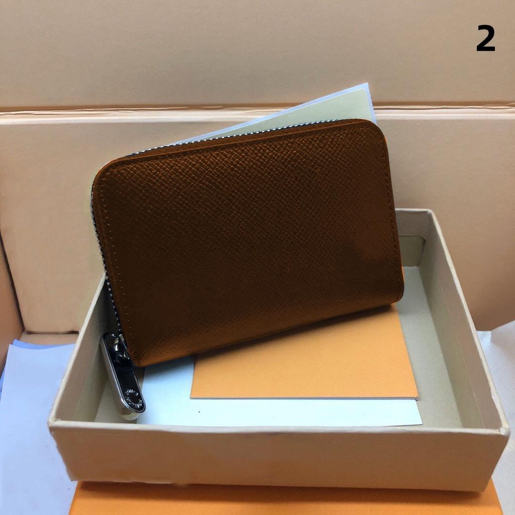 New Classic Luxury Designer Women's Wallet Leather Women's Zipper Wallet Women's Fashion Zero Wallet