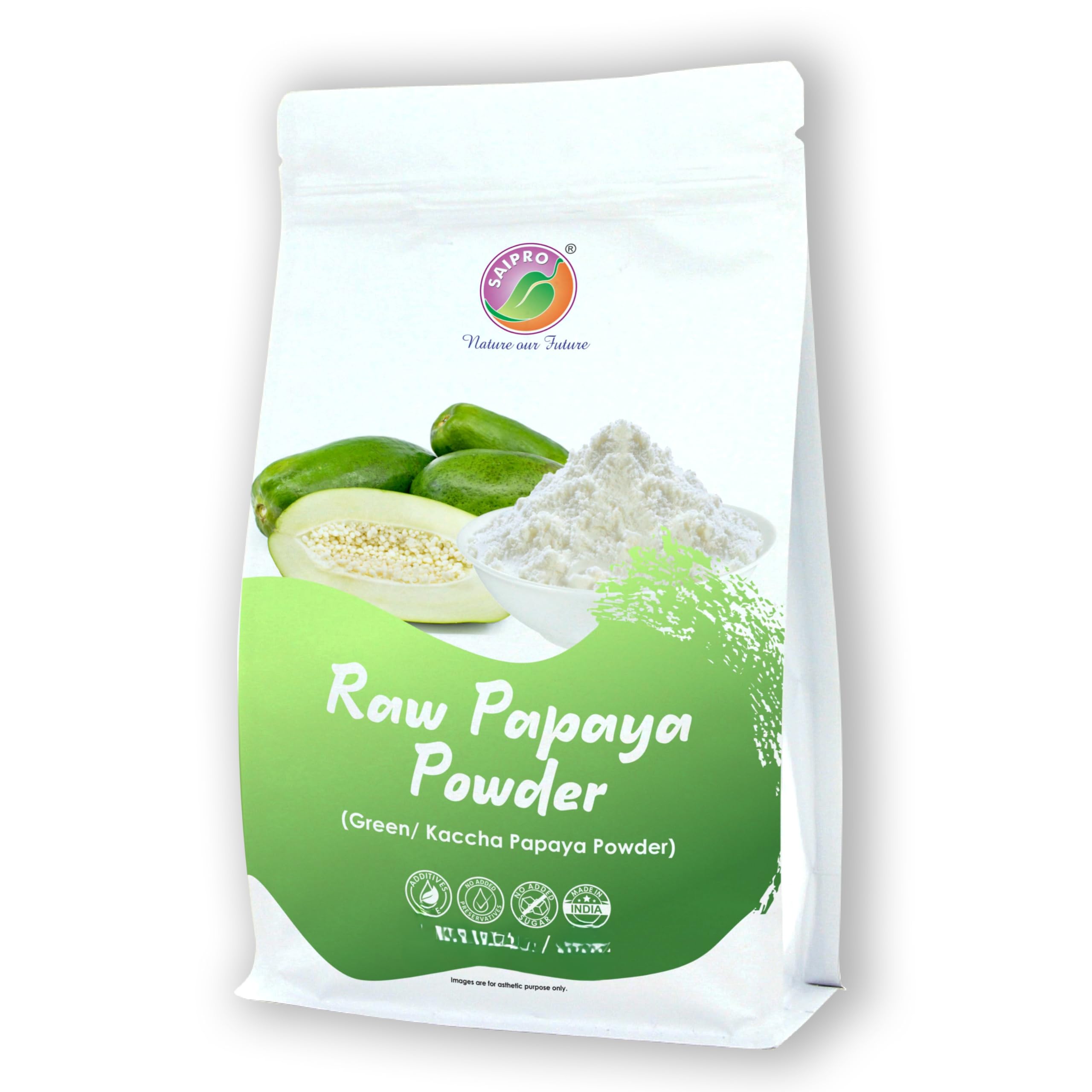 Saipro`s Raw Papaya Powder 500 gm