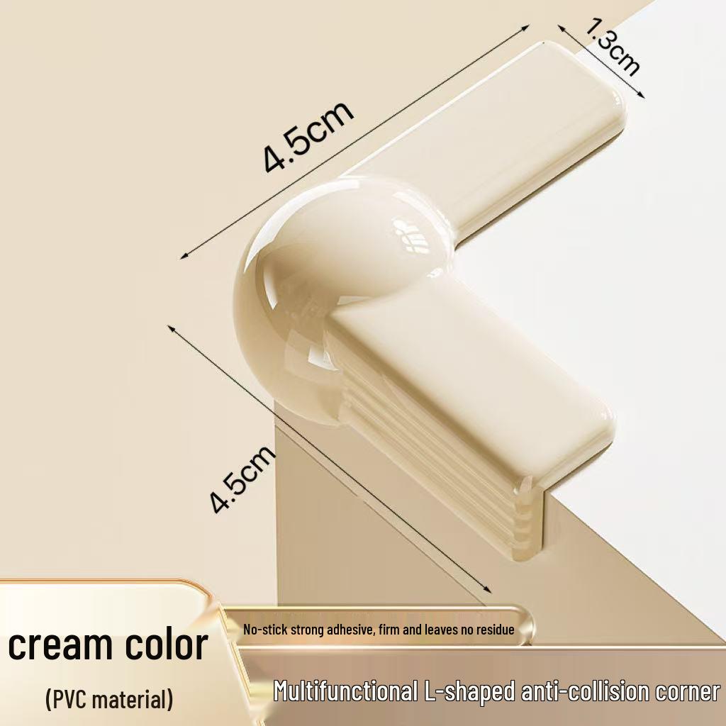 Teardrop-Shaped Transparent Silicone Corner Protectors for Furniture - Child Safety Soft Edge PVC Guards