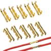 100Pcs 0.5-1.5mm Wire Quick Connector Terminal Small Tooth Crimp Terminal New Cable Connectors