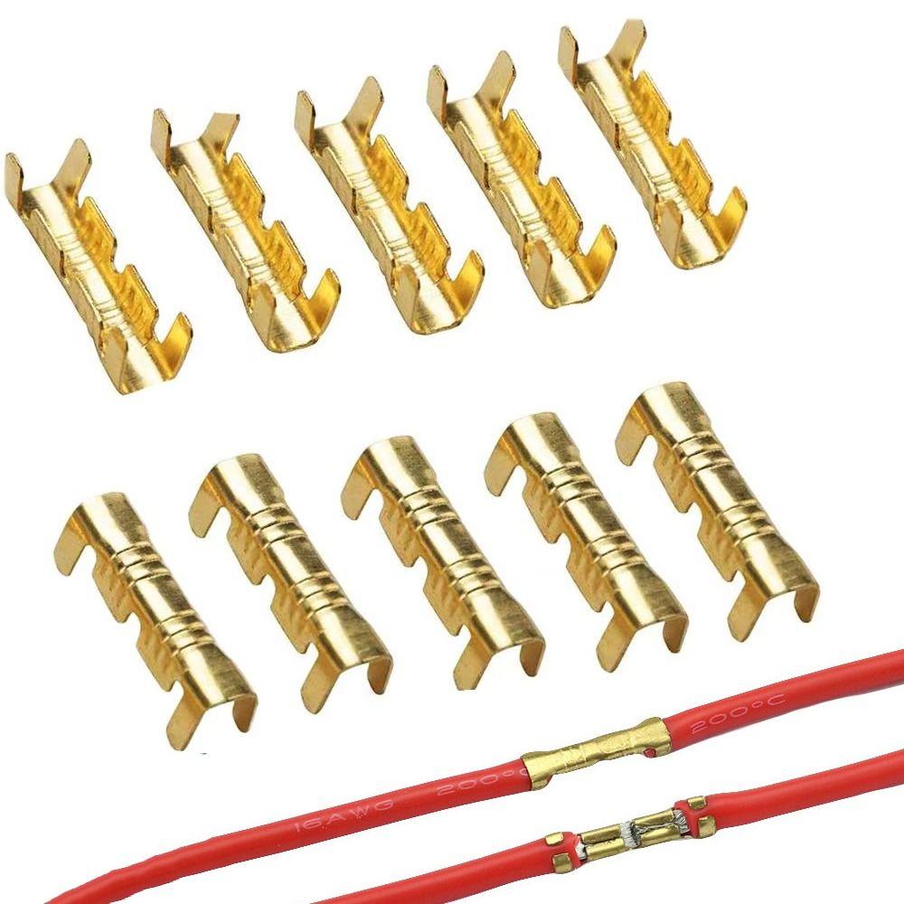 100Pcs Small Tooth U-shaped Terminal 453 Cable Connectors New Wire Quick Connector Terminal