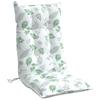 Hochlehner Seat Cushions 6 pcs Leaf Pattern Oxford Fabric
